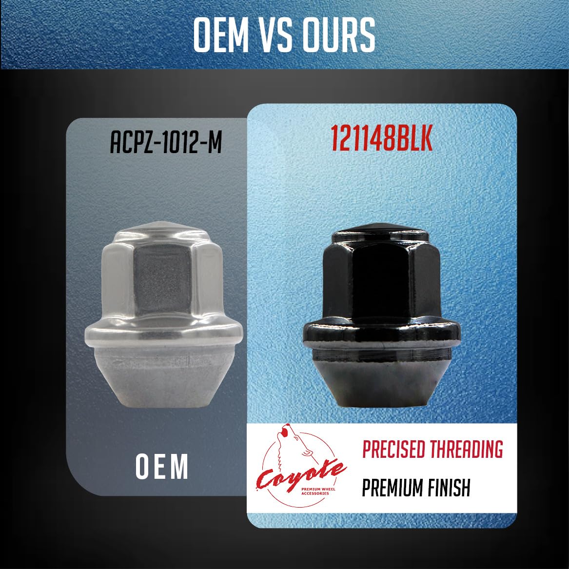 Wheel Accessories Parts 20 Pcs M14x1.5 14x1.5 Thread OEM Style Lug